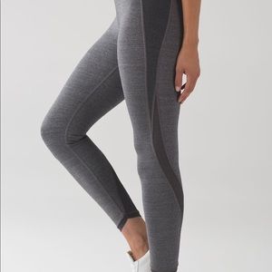 Lululemon Featherlight Tight Heathered Black